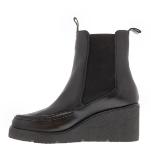 Broletto Black Leather Chelsea Boots